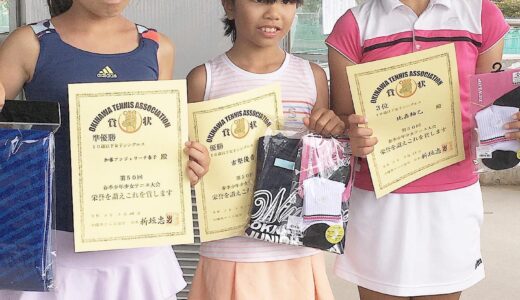 春季少年少女テニス大会兼九州ジュニアテニス選手権大会・２０２１九州小学生４年生テニス選手権大会沖縄県代表選考会